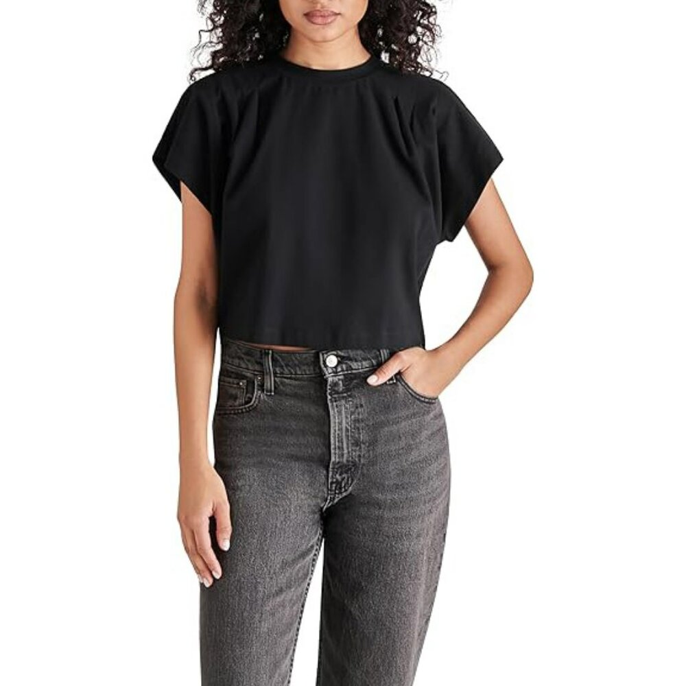NWT Steve Madden Women's Noah Top, NWT, M, Black